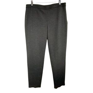 St John Women's Wool Blend Grey Career Wear Work Pants Trouser SZ 12 Smart Wear